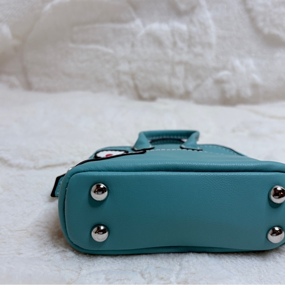 Genuine Swift Leather Snarky Shark Bag Charm - Picture 11 of 13
